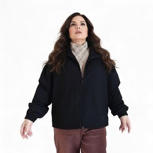 Brand New Under Armour Women's Black Full-Zip Jacket - Size LG (Fits M)